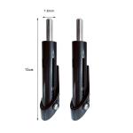 Stack Pin, Drops Set, 7.8 mm, goupille automatique pour réduire le poids, maximise votre puissance, libère votre potentiel, couleur noire