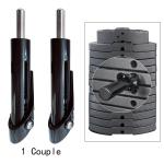 Stack Pin, Drops Set, 9.5 mm, perno automatico per ridurre il peso, massimizza la tua potenza, libera il tuo potenziale, colore nero