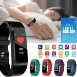 Smartwatch pour sport, gymnastique, fitness et autres 115 activités, Bluetooth, imperméable, cardiofréquencemètre, compteur de pas, compteur de calories, violet