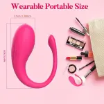 Vibratore per Donna con 10 modalità, controllo remoto con App dal tuo Telefono, conessione Bluetooth, Sex Toys adulto