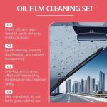 Kit für die Reinigung von kristallinen Autofenstern, Regenschutz, Glas und Spiegel immer sauber, einfach zu machen.