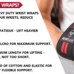 Bracelets de gymnastique, sangles d'haltérophilie et de presse au sol, unisexes, pour la musculation et le powerlifting