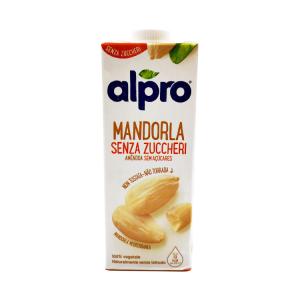 Alpro Mandeldrink ohne Zucker, Mandelmilch, 1L
