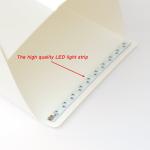 Tragbares Mini-Fotostudio mit LED-Leuchten, Größe 23 x 23 x 24 cm