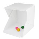 Tragbares Mini-Fotostudio mit LED-Leuchten, Größe 23 x 23 x 24 cm