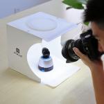 Mini portable Fotostudio mit LED-Leuchten und Loch über 24 x 23 x 23 cm 550 ML