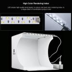 Mini portable Fotostudio mit LED-Leuchten und Loch über 24 x 23 x 23 cm 550 ML