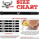 Ceinture de gym pour homme et femme, en cuir professionnel, idéale pour l'haltérophilie, la musculation, le crossfit, le powerlifting et le squat BEAST RAGE
