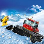 LEGO City, Snowcat, Snowplough Toy, Jeu de construction pour enfants, 60222