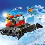 LEGO City, Snowcat, Snowplough Toy, Jeu de construction pour enfants, 60222