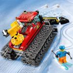 LEGO City, Snowcat, Snowplough Toy, Jeu de construction pour enfants, 60222