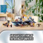 LEGO Super Heroes Marvel Helicarrier degli Avengers con Iron Man, Thor e Capitan Marvel, Serie Supereroi, 76153