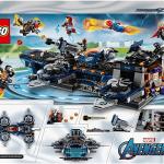 LEGO Super Heroes Marvel Helicarrier degli Avengers con Iron Man, Thor e Capitan Marvel, Serie Supereroi, 76153