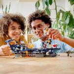LEGO Super Heroes Marvel Helicarrier degli Avengers con Iron Man, Thor e Capitan Marvel, Serie Supereroi, 76153