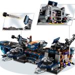 LEGO Super Heroes Marvel Helicarrier degli Avengers con Iron Man, Thor e Capitan Marvel, Serie Supereroi, 76153