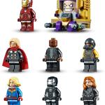 LEGO Super Heroes Marvel Helicarrier degli Avengers con Iron Man, Thor e Capitan Marvel, Serie Supereroi, 76153