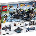 LEGO Super Heroes Marvel Helicarrier degli Avengers con Iron Man, Thor e Capitan Marvel, Serie Supereroi, 76153