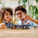 LEGO Super Heroes Marvel Helicarrier degli Avengers con Iron Man, Thor e Capitan Marvel, Serie Supereroi, 76153