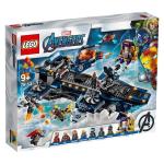 LEGO Super Heroes Marvel Helicarrier degli Avengers con Iron Man, Thor e Capitan Marvel, Serie Supereroi, 76153