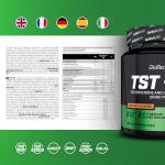 Testosteron und hormonaromatisiertes Pulvergetränk mit DAA, TST+GH, 300 g (50 Dosen), Orangengeschmack.