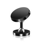 Support magnétique double pour téléphone portable, pour salle de sport, avec double aimant, noir