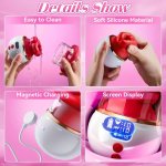 Stimulateur électrique pour femmes avec 10 fonctions de succion et de léchage - Vibrateur clitoridien et anal avec écran LCD - Jouet sexuel rechargeable pour couples