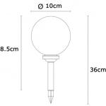 Scheinwerfer, Solarlampe, Straßenlaterne, Gartenleuchten, Trittbrett, 4 Stück, LED