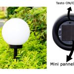 Scheinwerfer, Solarlampe, Straßenlaterne, Gartenleuchten, Trittbrett, 4 Stück, LED