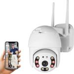 Überwachungskamera, Outdoor WIFI-Kameras, PTZ, 1080P IP Cam Wireless, 355° /90°, 40M Nachtsicht, Bewegungserkennung, APP