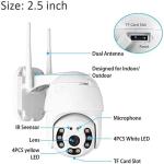 Überwachungskamera, Outdoor WIFI-Kameras, PTZ, 1080P IP Cam Wireless, 355° /90°, 40M Nachtsicht, Bewegungserkennung, APP