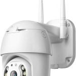 Überwachungskamera, Outdoor WIFI-Kameras, PTZ, 1080P IP Cam Wireless, 355° /90°, 40M Nachtsicht, Bewegungserkennung, APP