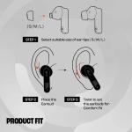JBL TUNE 230NC TWS, Cuffie senza fili wifi Bluetooth, colore blu, microfono integrato, per musica, sport e chiamate, autonomia fino a 40h