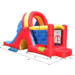 Mega gonflable, avec toboggan combo, Happy Hop