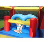 Big castello, gonfiabile, scivolo doppio, gioco per bambini, tappeto saltarello, Happy Hop, 460m, 180kg