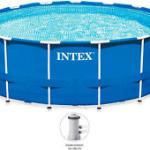 Intex Metallrahmen-Pool 366 x 76 cm 28212GN