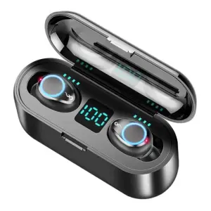 Bluetooth Kopfhörer mini F9 TWS, IPX7 wasserdicht, LED-Display – iOS, Android