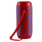 Altoparlante Stereo Portatile, portable speaker 5 x 2 Watt, Bluetooth, impermeabile, Rosso
