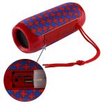 Altoparlante Stereo Portatile, portable speaker 5 x 2 Watt, Bluetooth, impermeabile, Rosso