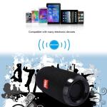 Haut-parleur stéréo portable, portable speaker 5 x 2 Watt, système Subwoofer pour basses, Bluetooth, étanche