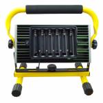 Leistungsstarker, tragbarer LED-Flutlichtstrahler, 100 Watt, mit wiederaufladbaren Batterien, für drinnen und draußen 