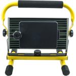 Leistungsstarker, tragbarer LED-Flutlichtstrahler, 100 Watt, mit wiederaufladbaren Batterien, für drinnen und draußen 