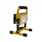 Leistungsstarker, tragbarer LED-Flutlichtstrahler, 100 Watt, mit wiederaufladbaren Batterien, für drinnen und draußen 