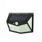 LED Außenstrahler, LED Flutlicht, außen, solarbetrieben, 212 LED, mit Bewegungssensor