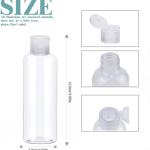 Reiseflaschen, 100 ml, Kunststoff, für Shampoo, Spülung, Lotion, Toilettenartikel