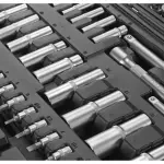 Fortec Eco Set Chiavi a Bussola 171 Pezzi - 1/4", 3/8", 1/2" con Valigetta