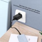 Reisenetzteil USA, 2 polig für europäischen Stecker, für Geräte mit amerikanischem Netzteil, 1 Stück