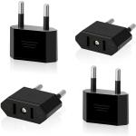 Reisenetzteil USA, 2 polig für europäischen Stecker, für Geräte mit amerikanischem Netzteil, 1 Stück