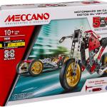 Meccano, Multimodell Motorrad Auto 5 in 1, Bausatz, ab 10 Jahren, 6053371