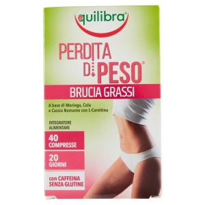 Gewichtsverlust, Fatburner 40 Kapseln, Glutenfrei, Equilibra
