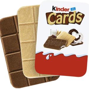 Kinder Cards T2x30 Waffelkekse mit Sahne-, Milch- und Kakaofüllung